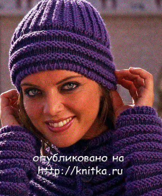 Вязание спицами шапку Вязание спицами шапку