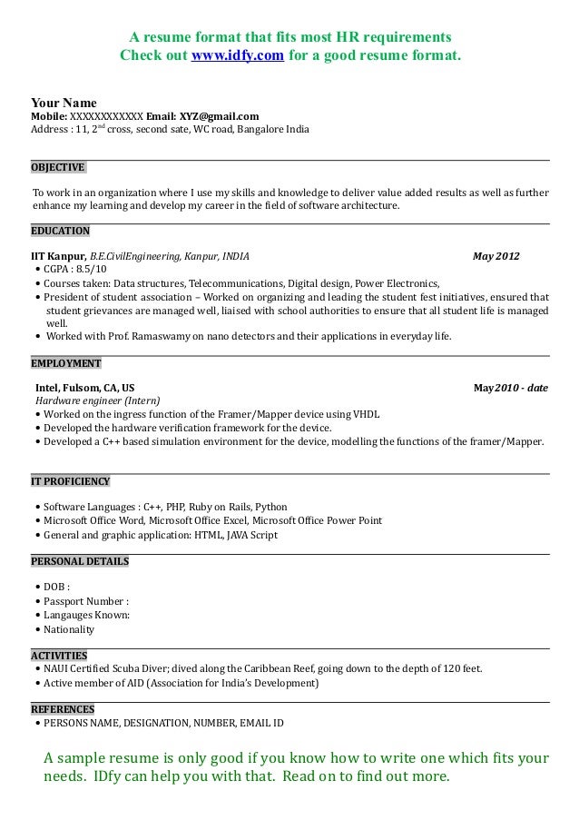 graduate engineering resumes