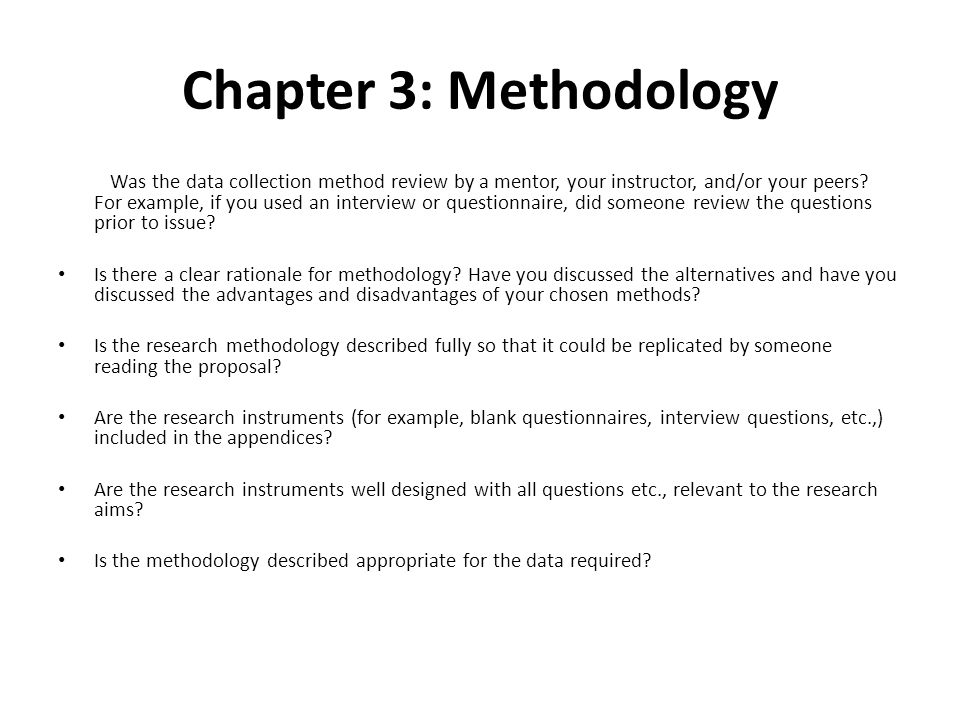 methodology examples in research methodology examples in research