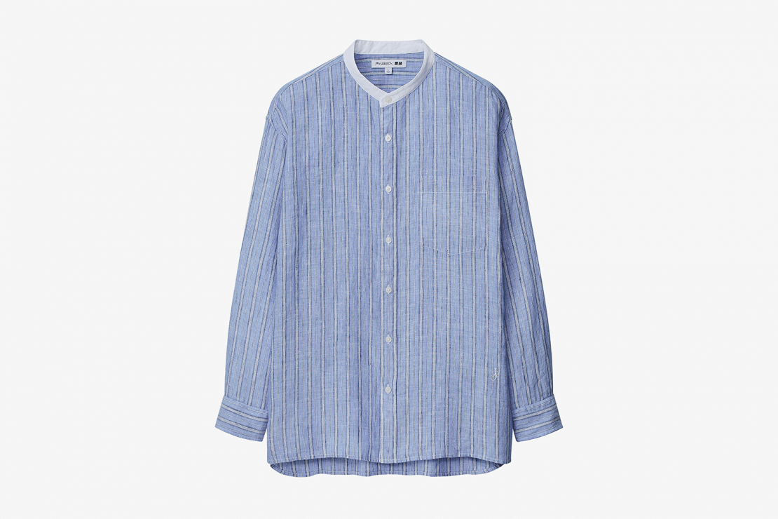 uniqlo jw anderson striped shirt