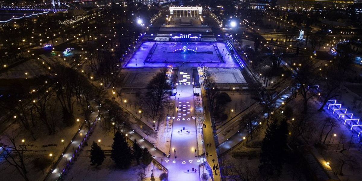 Парк горького зимой фото