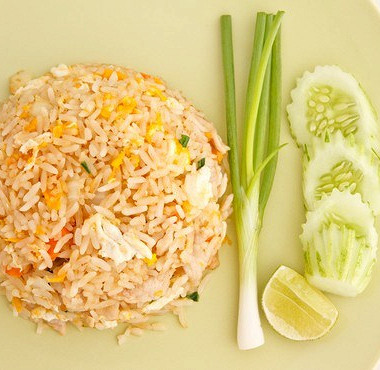 Рецепт Жареные овощи с рисом и яйцом