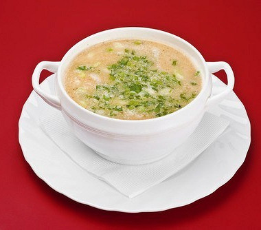 Рецепт Быстрый сырный суп с вермишелью и зеленью
