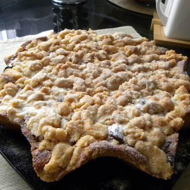 Рецепт Пирог с творожно-яблочной начинкой