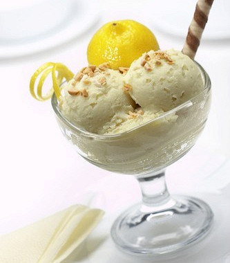 Рецепт Лимонное мороженое с цедрой