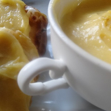 Рецепт Лимонный заварной крем-десерт без муки (Курд)