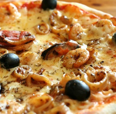 Рецепт Пицца с морепродуктами