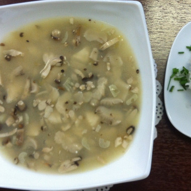 Рецепт Куриный суп с лимонной травой и лаймом
