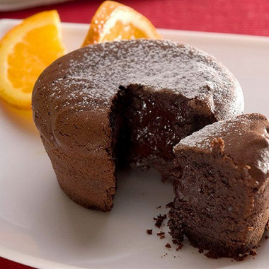 Рецепт Шоколадный торт с жидким центром