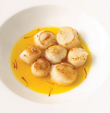 Фото рецепт Морские гребешки с лаймом и чили