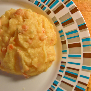Рецепт Картофельное пюре с конкасе из помидоров и розмарином