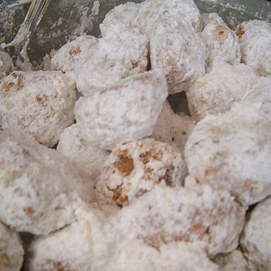 Рецепт Ореховое печенье в сахарной пудре