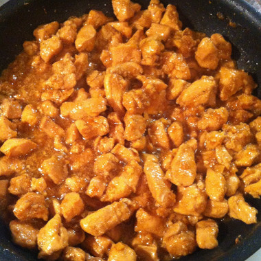 Рецепт Курица по‑восточному с медом и имбирем