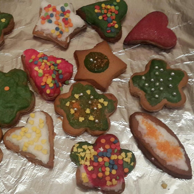 Рецепт Имбирное новогоднее печенье