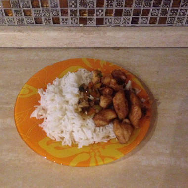 Рецепт Курица гунбао (kung pao)