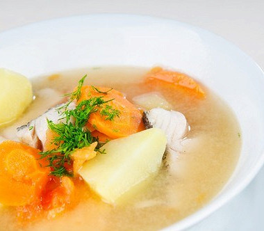 Рецепт Суп из салаки с картофелем и зеленью