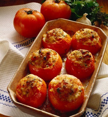 Рецепт Фаршированные томаты (Tomatoes Stuffed A La Nicoise)