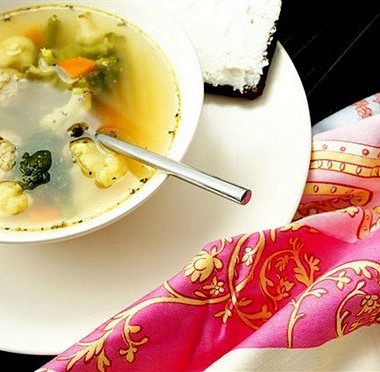 Рецепт Суп овощной со шпинатом