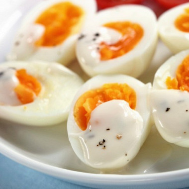 Рецепт Яйца под майонезом