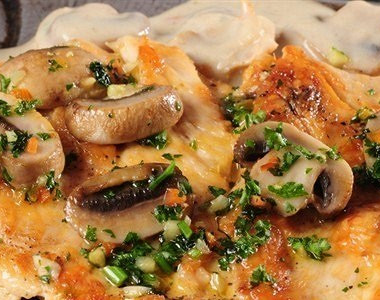 Рецепт Куриное филе с грибами