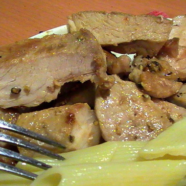 Рецепт Свинина в перце на гриле