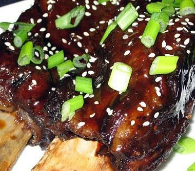 Рецепт Говяжьи ребра-гриль в маринаде по‑корейски