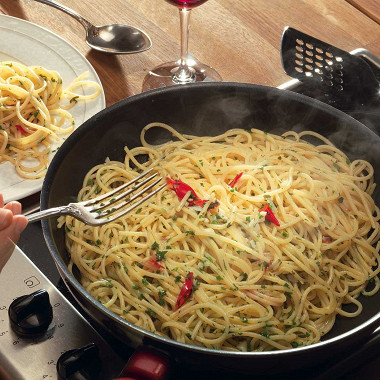 Рецепт Спагетти с чесноком и маслом