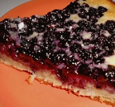 Рецепт Сметанный пирог с черникой