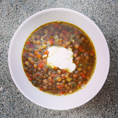 Рецепт Суп с чечевицей по‑мароккански