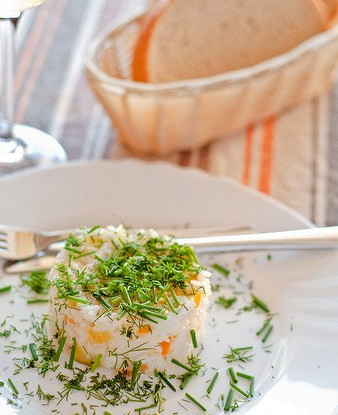Морковь, тушенная с рисом