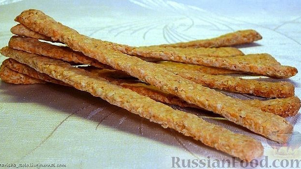 Овсяные палочки с сыром