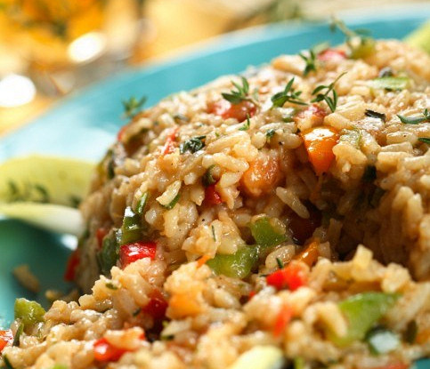Мясное ризотто