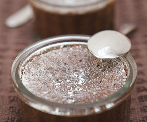 Кофейное суфле с соусом мокко