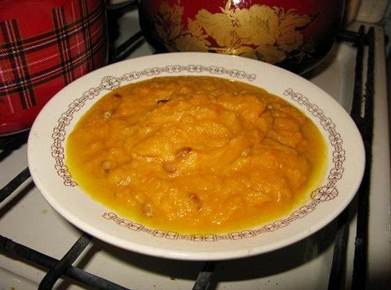 Суп из тыквы и моркови