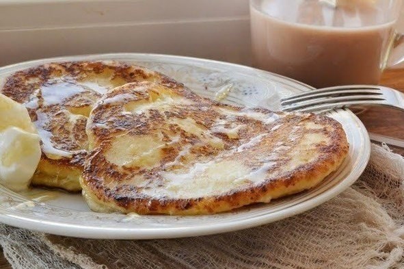 Сырники с бананом и творогом