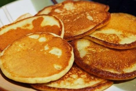 Банановые оладьи без муки