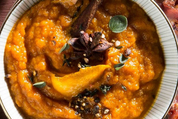 Морковное пюре с корицей