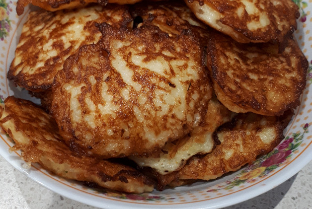 Драники из патиссонов и картофеля