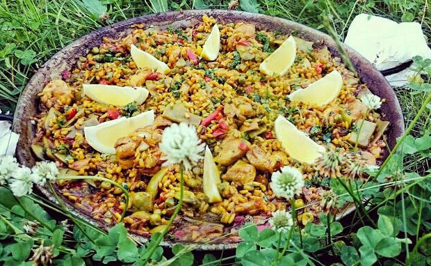Паэлья с курицей