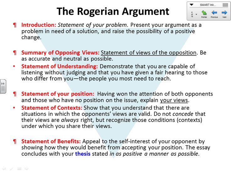Rogerian Argument Paper